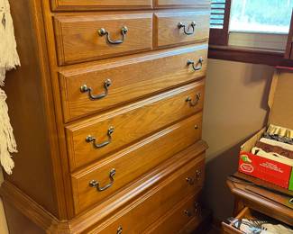 Tall dresser that matches the bedroom set