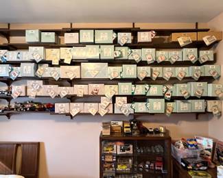 Classic Kiddie cars matched up with boxes