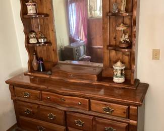 Samuell Lawrence dresser with hutch top