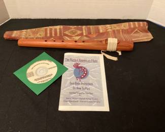 Native American style wood flute
