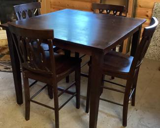 High top table & chairs