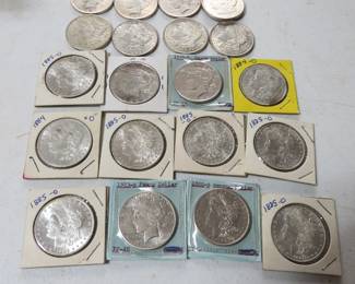 Morgan & Peace Dollars - Un Circulated