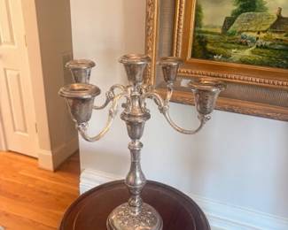 Gorham sterling 5 candle candelabra 