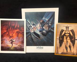 RA Salvatore Book Cover Art DD Trading Card TSR Anniversary Print