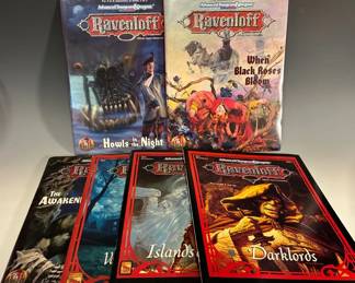 Advanced Dungeons Dragons Ravenloft Game Accessory Adventure Books