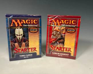 Magic The Gathering Starter Decks Goblin Assault And Time Curse Sealed