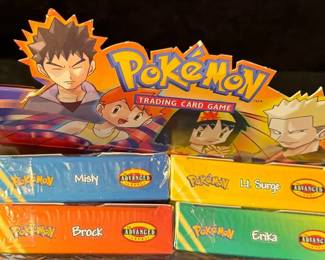 Pokmon Preconstructed Theme Decks Brock Erika Misty And Lt Surge Sealed