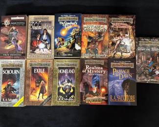 Forgotten Realms RA Salvatore The Dark Elf Trilogy Lost Empires The Nobles Novels and More