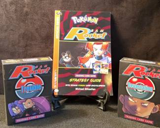 Pokmon Team Rocket Trouble And Devastation Theme Card Deck Sealed and Strategy Guide
