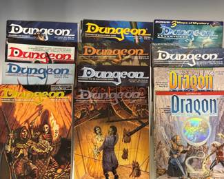 Dungeon Magazine Adventures For TSR RolePlaying Games