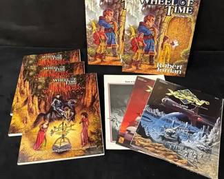 Wheel Of Time Roleplaying Game signed Prophecies Of The Dragon Buck Rogers and More