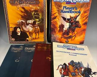 1994 Advanced Dungeons Dragons AlQuadim Caravans And 2nd Edition Players Handbook