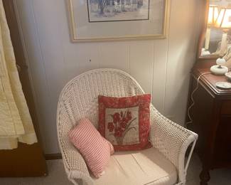 1920’s vintage wicker rocker