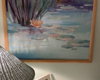 Birdik waterlily painting