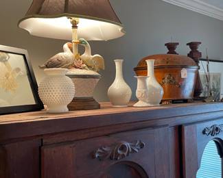 Cap de monte duck lamp