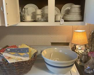 Wilkinson England “ Wheat” ironstone dinnerware and stoneware pottery