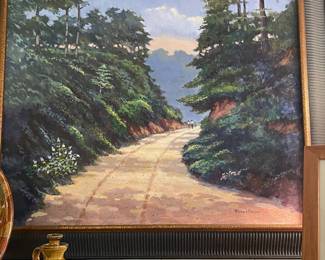 Richard Folmar “ Road to the Lake “ oil on canvas