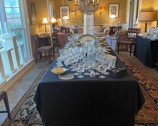 View of the spectacular dining/ living room 