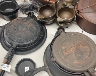 Rare Griswald and Stover waffle irons 