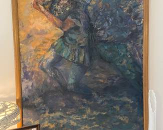 “ Archangel Michael “ impressionist painting by Hawes