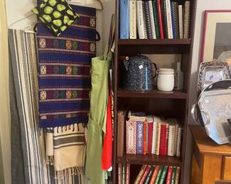 Bookcase of cookbooks