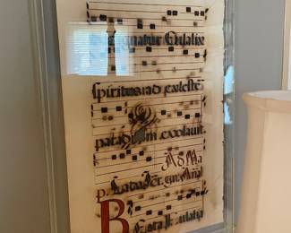 Vellum manuscript page late 1600’s