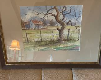 Original Jack Turner watercolor 