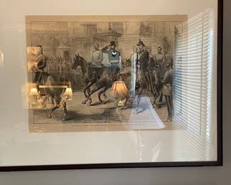 Late 1800’s “ State of Ireland “ engraving 