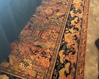 Wonderful 9x12 Whiple “ Bird of Paradise oriental rug