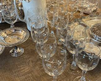 Another set of ten Towle goblets 