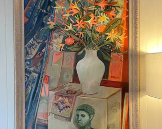 Large Clark Walker still life 60” x 36” Stunning art