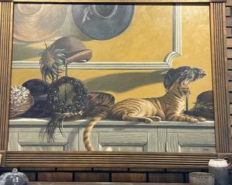 Montgomery artist Terry McKee “ The Sentinel “ 36” x 48”