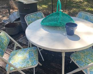 1950’s Samsonite card table set