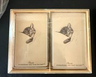 1959s C&O Railroad Playing Cards