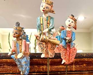 Thai/Malaysian Carved Figurals