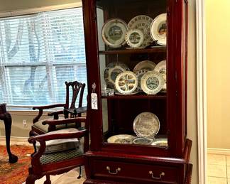 Mahogany Curio Cabinet