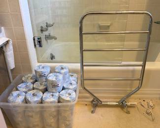 Towel warmer and T.P.!