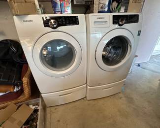 Washer and dryer