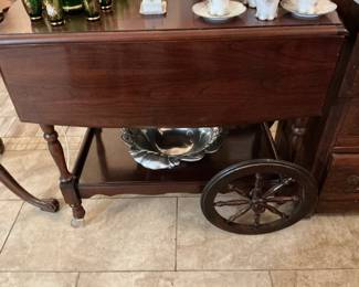 Antique tea cart