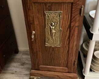 Antique oak cabinet