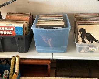 Loads of vinyl albums