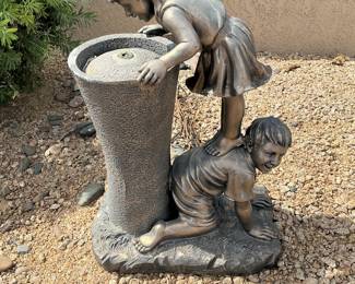 luminated Garden statue