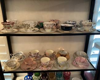 Beautiful tea cup collection