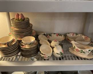 Franciscan Rose pattern dinnerware