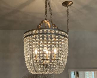 Crystal hanging chandelier