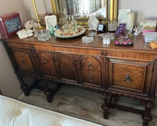 Antique maple and Burlwood