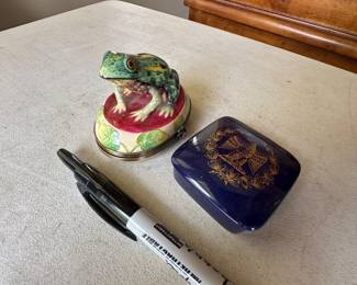 Limoges trinket boxes.....