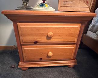 Pine nightstand