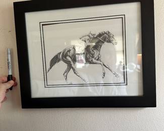 Framed wall decor.....