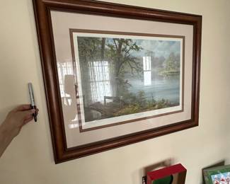 Charles Vickery signed print.....